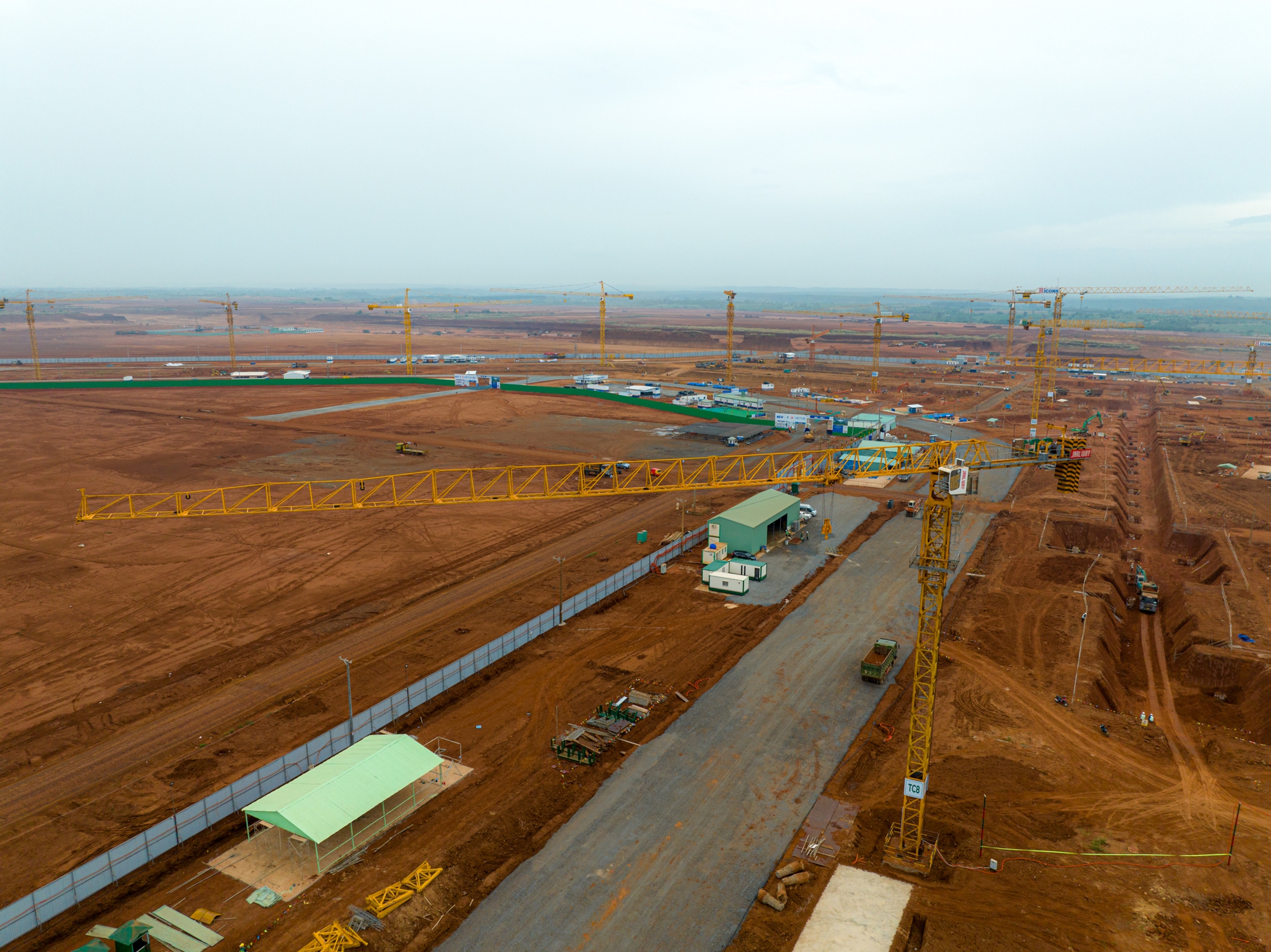 Nhà ga hành khách sân bay Long Thành có gì sau hơn 2 tháng thi công - Ảnh 7. Nhà ga hành khách sân bay Long Thành có gì sau hơn 2 tháng thi công - Ảnh 7.