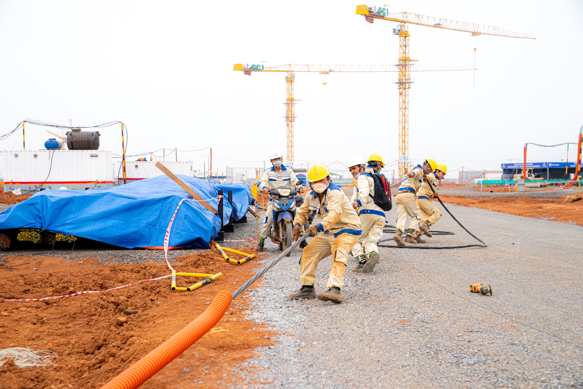 Nhà ga hành khách sân bay Long Thành có gì sau hơn 2 tháng thi công - Ảnh 8. Nhà ga hành khách sân bay Long Thành có gì sau hơn 2 tháng thi công - Ảnh 8.