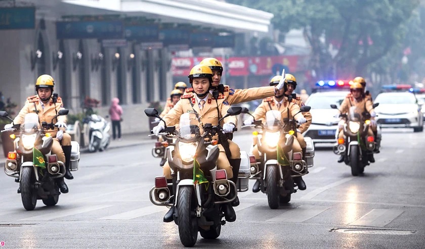 H&agrave; Nội ph&acirc;n luồng giao th&ocirc;ng đ&oacute;n Chủ tịch Trung Quốc Tập Cận B&igrave;nh - Ảnh 1.