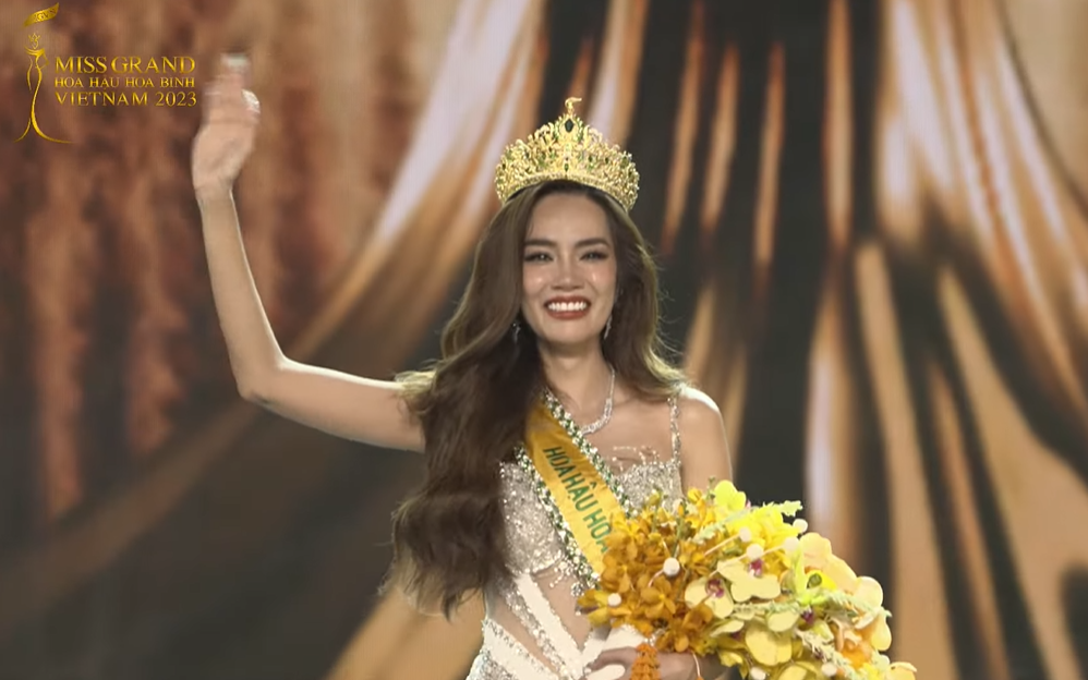 Nữ kiến tr&uacute;c sư L&ecirc; Ho&agrave;ng Phương đăng quang Miss Grand Vietnam 2023