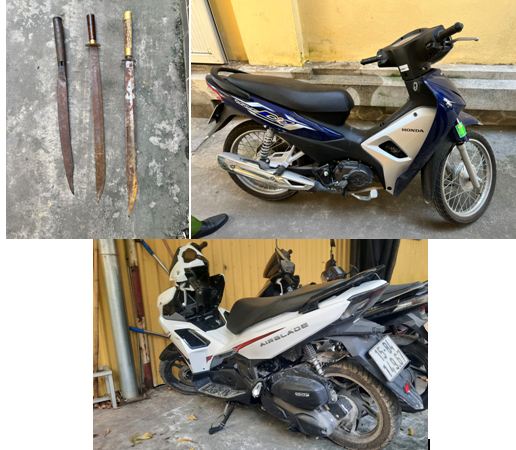 Bắt nh&oacute;m đối tượng chuy&ecirc;n cướp t&agrave;i sản giữa đ&ecirc;m ở Hải Ph&ograve;ng - Ảnh 1.