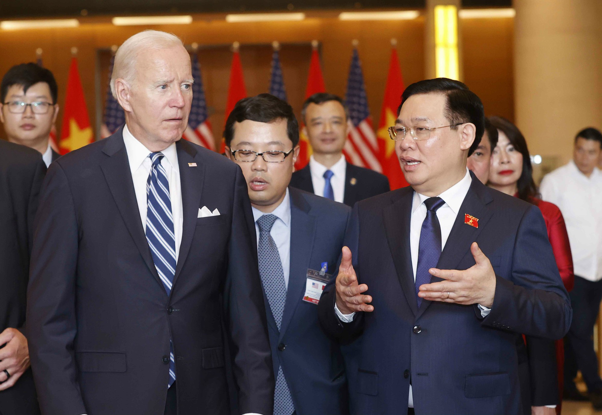 Chủ tịch Quốc hội hội kiến Tổng thống Mỹ Joe Biden - Ảnh 2.