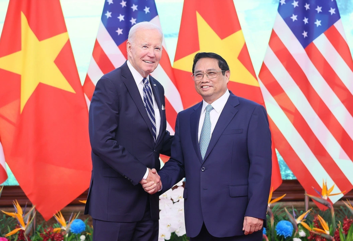 Thủ tướng Phạm Minh Ch&iacute;nh hội kiến Tổng thống Hoa Kỳ Joe Biden - Ảnh 1.