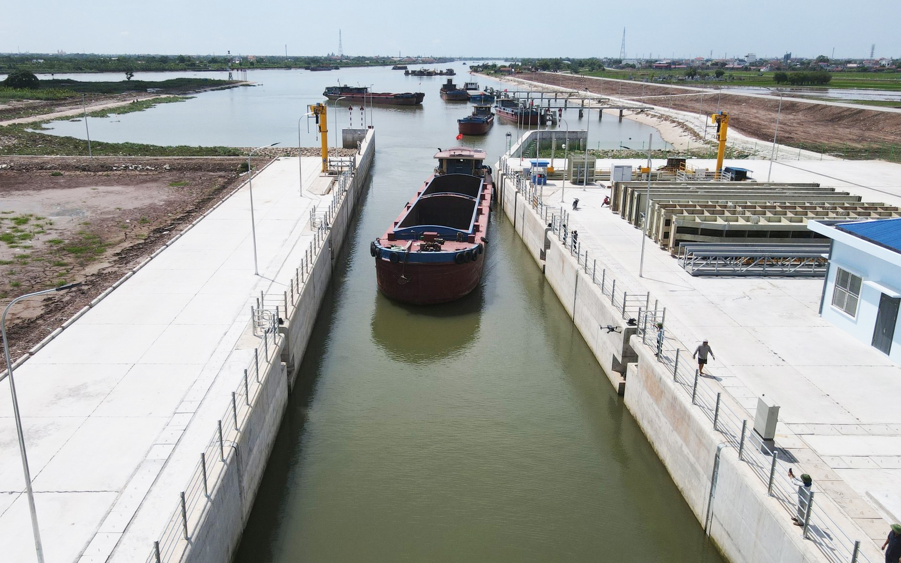 C&ocirc;ng bố mở luồng đường thủy nội địa quốc gia k&ecirc;nh Nghĩa Hưng