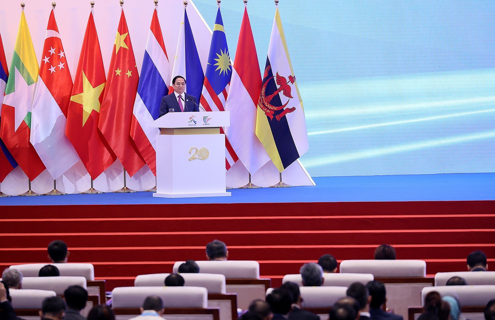 Thủ tướng Phạm Minh Ch&iacute;nh dự lễ khai mạc CAEXPO v&agrave; CABIS 2023 - Ảnh 5.