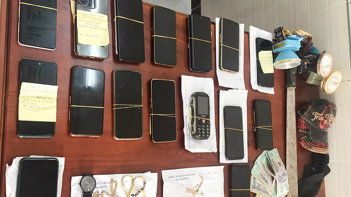 Khởi tố hai đối tượng bịt mặt thực hiện nhiều vụ cướp t&agrave;i sản tr&ecirc;n s&ocirc;ng - Ảnh 1.