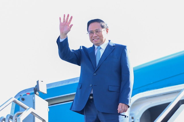 Thủ tướng Phạm Minh Ch&iacute;nh tới Hoa Kỳ bắt đầu lịch tr&igrave;nh hoạt động d&agrave;y đặc  - Ảnh 1.