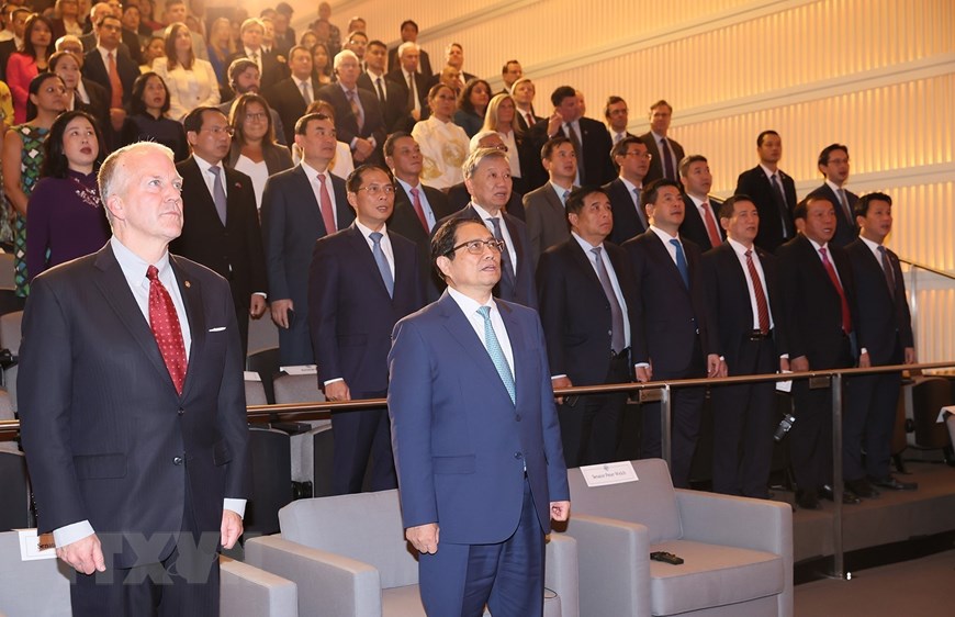 Tổ chức lễ ch&agrave;o mừng Quan hệ Đối t&aacute;c Chiến lược To&agrave;n diện Việt Nam - Hoa Kỳ tại Washington - Ảnh 1.