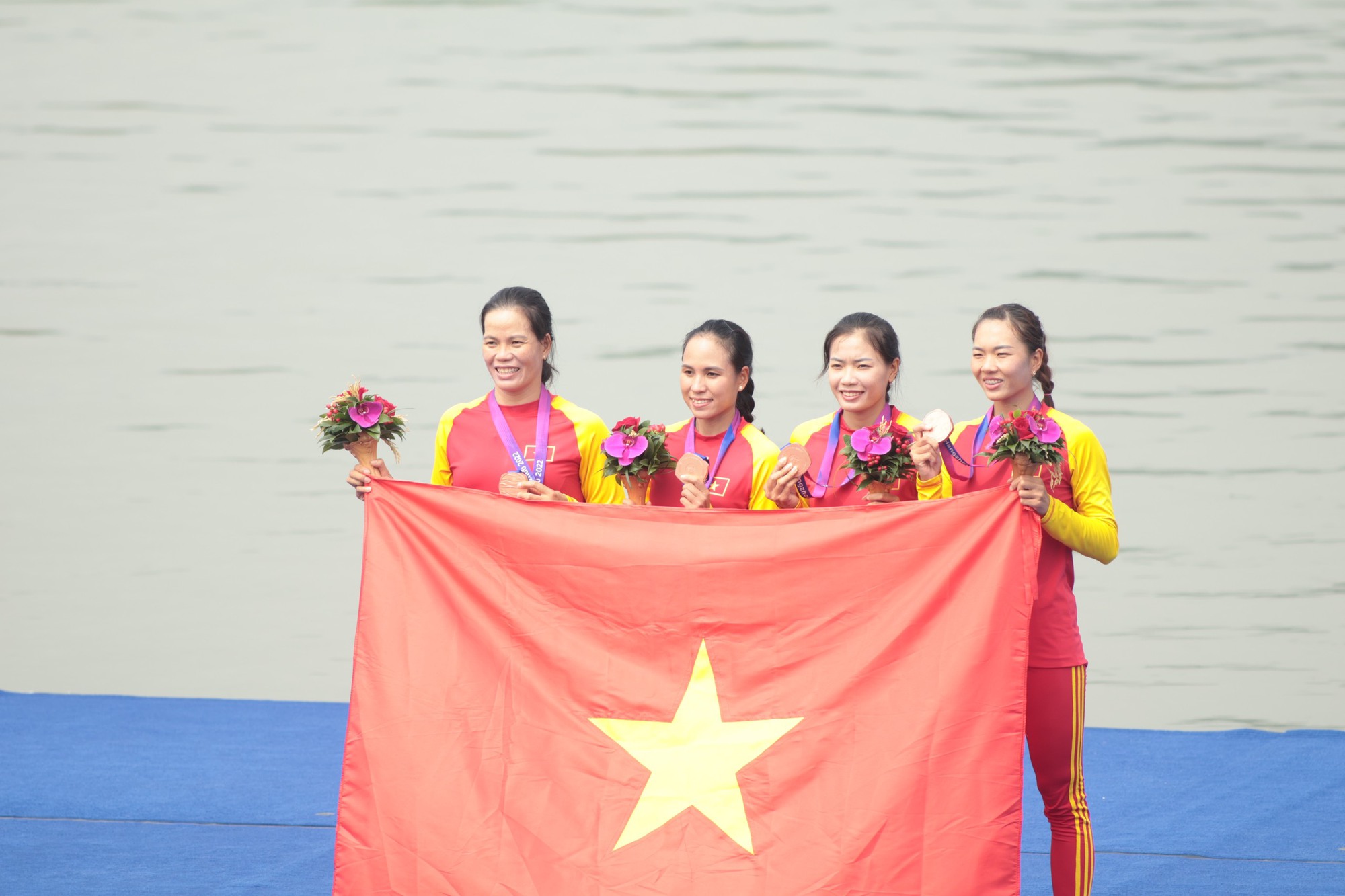 Gặp sự cố ph&uacute;t cuối, rowing Việt Nam ngậm ng&ugrave;i nhận HCĐ tại ASIAD 19 - Ảnh 1.