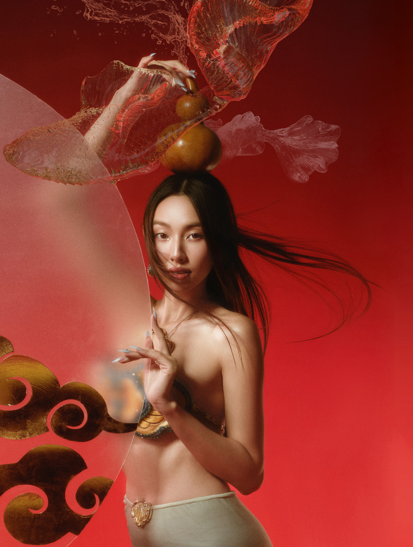 Hoa hậu Th&ugrave;y Ti&ecirc;n gợi cảm đ&oacute;n Tết Trung thu sớm - Ảnh 5.