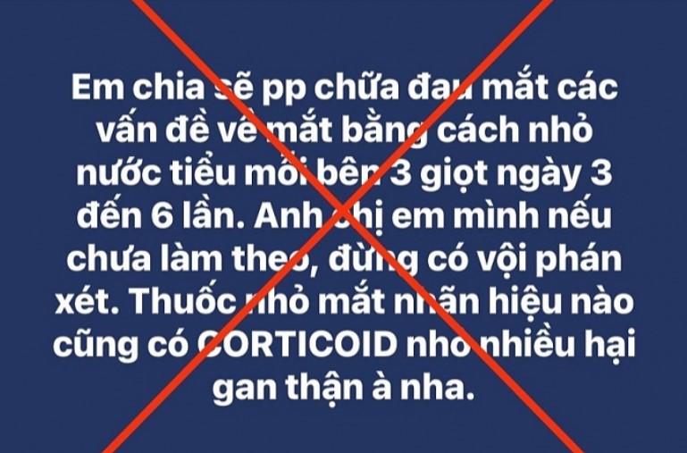 Cho&aacute;ng với chi&ecirc;u chữa đau mắt đỏ bằng nước tiểu   - Ảnh 1.