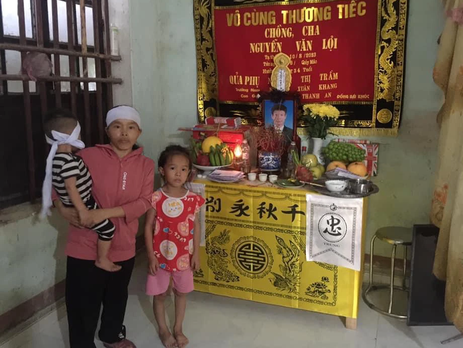 Chồng mất, vợ t&agrave;n tật nu&ocirc;i hai con thơ dại - Ảnh 2.