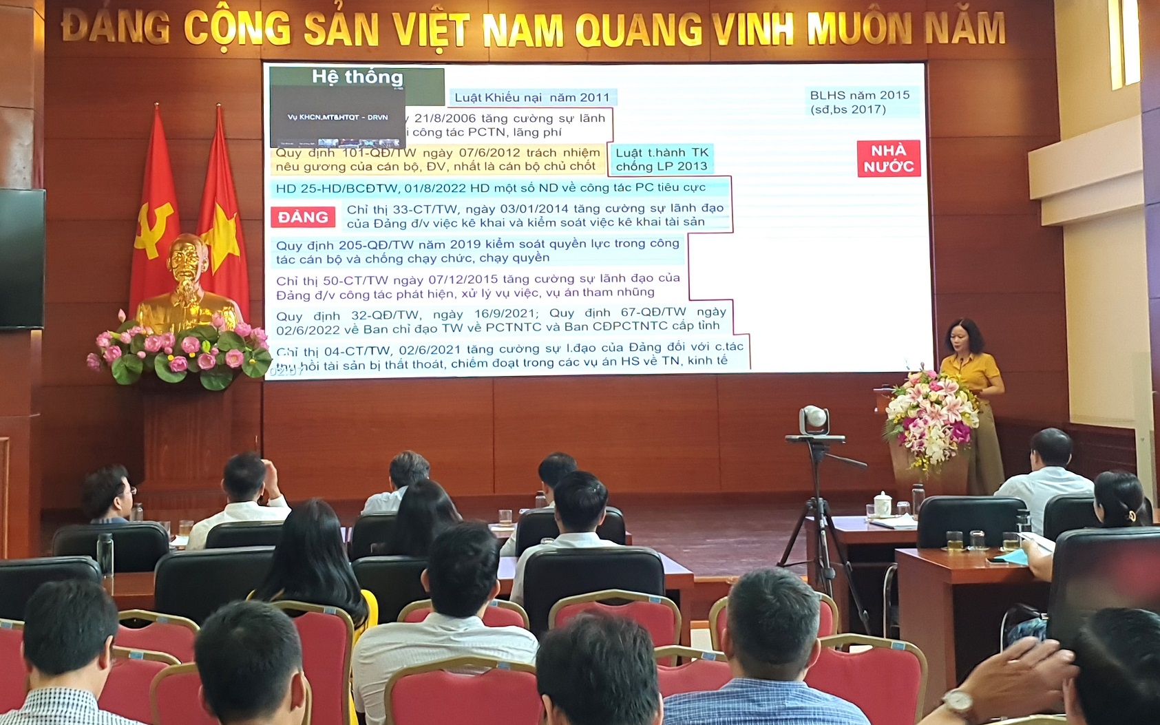 Bộ GTVT tổ chức hội nghị tập huấn c&ocirc;ng t&aacute;c ph&ograve;ng chống tham nhũng