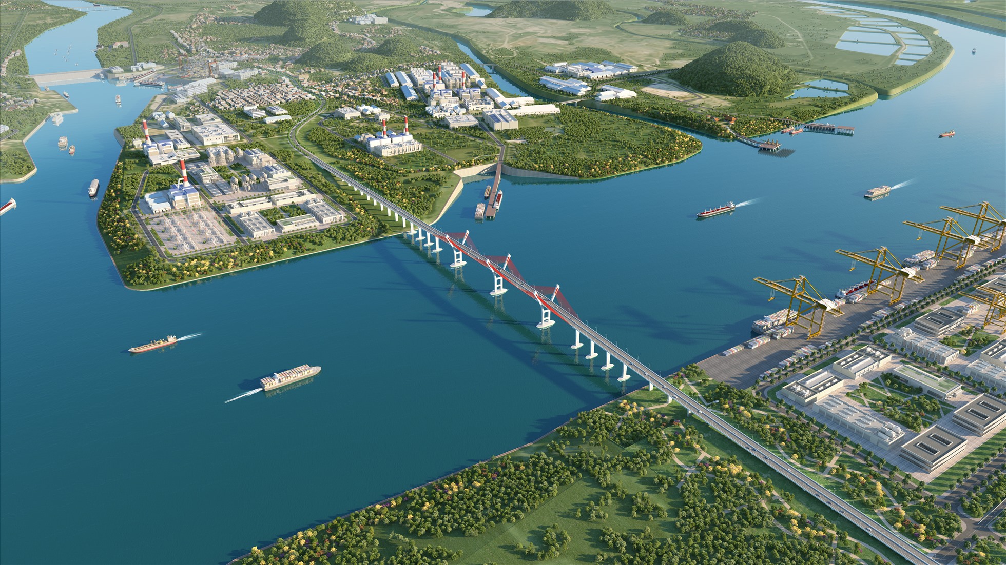 Xuy&ecirc;n tết tr&ecirc;n c&ocirc;ng trường thi c&ocirc;ng cầu Bến Rừng nối Hải Ph&ograve;ng - Quảng Ninh- Ảnh 13.