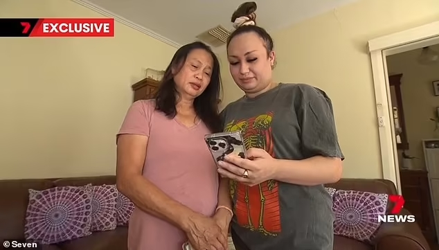 B&agrave; May đau x&oacute;t trước sự biến mất bất thường của em Sunnie Nguyễn (Ảnh: 7News)