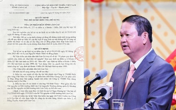 Vì sao tòa án trả hồ sơ vụ cựu Bí thư tỉnh Lào Cai Nguyễn Văn Vịnh?- Ảnh 1. Vì sao tòa án trả hồ sơ vụ cựu Bí thư tỉnh Lào Cai Nguyễn Văn Vịnh?- Ảnh 1.
