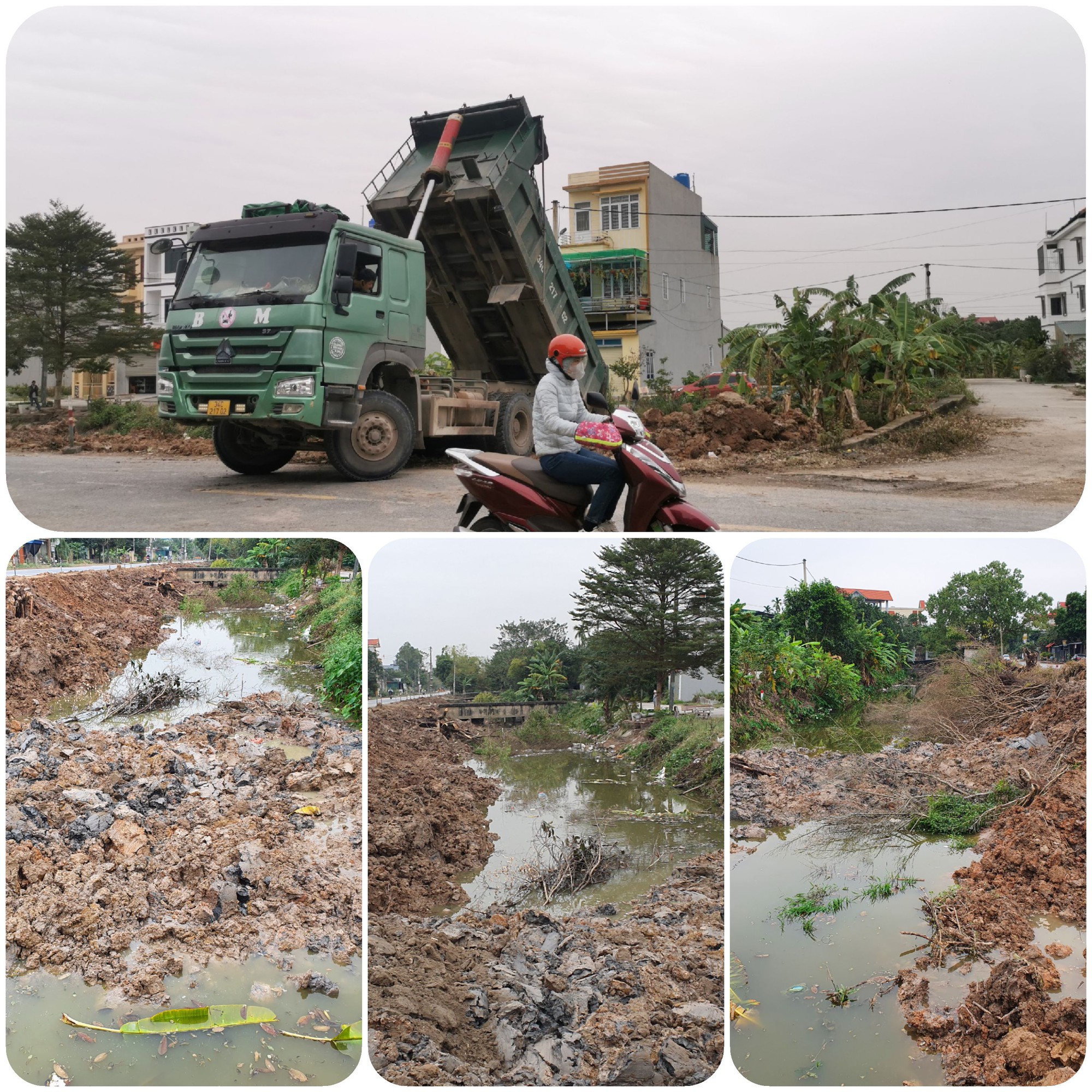 Hải Dương: D&acirc;n lo ngại dự &aacute;n đường tỉnh thi c&ocirc;ng "kiểu lạ", đổ thải sai nơi cấp ph&eacute;p  - Ảnh 3.