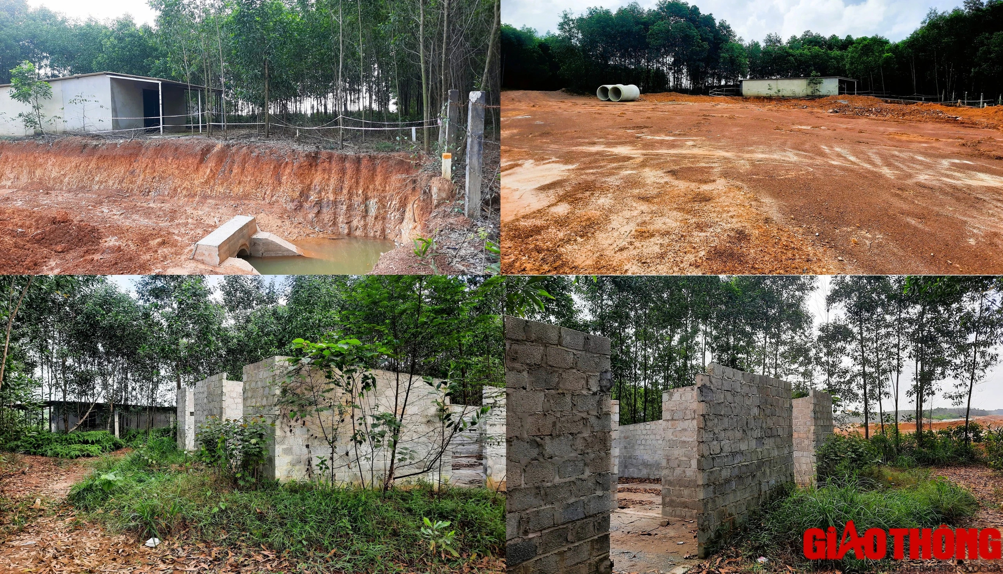 C&ocirc;ng tr&igrave;nh tr&aacute;i ph&eacute;p tr&ecirc;n đất n&ocirc;ng nghiệp vẫn nằm "bất động" ở cao tốc Vạn Ninh - Cam Lộ- Ảnh 2.