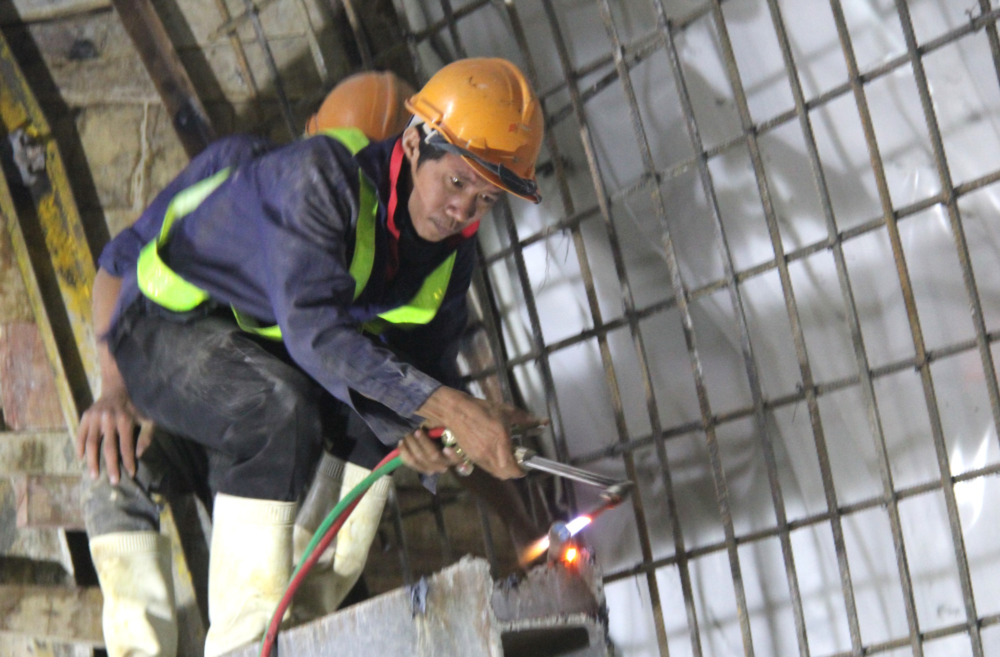 Hối hả trên công trường cao tốc Cam Lâm - Vĩnh Hảo những ngày đầu năm mới- Ảnh 3. Hối hả trên công trường cao tốc Cam Lâm - Vĩnh Hảo những ngày đầu năm mới- Ảnh 3.