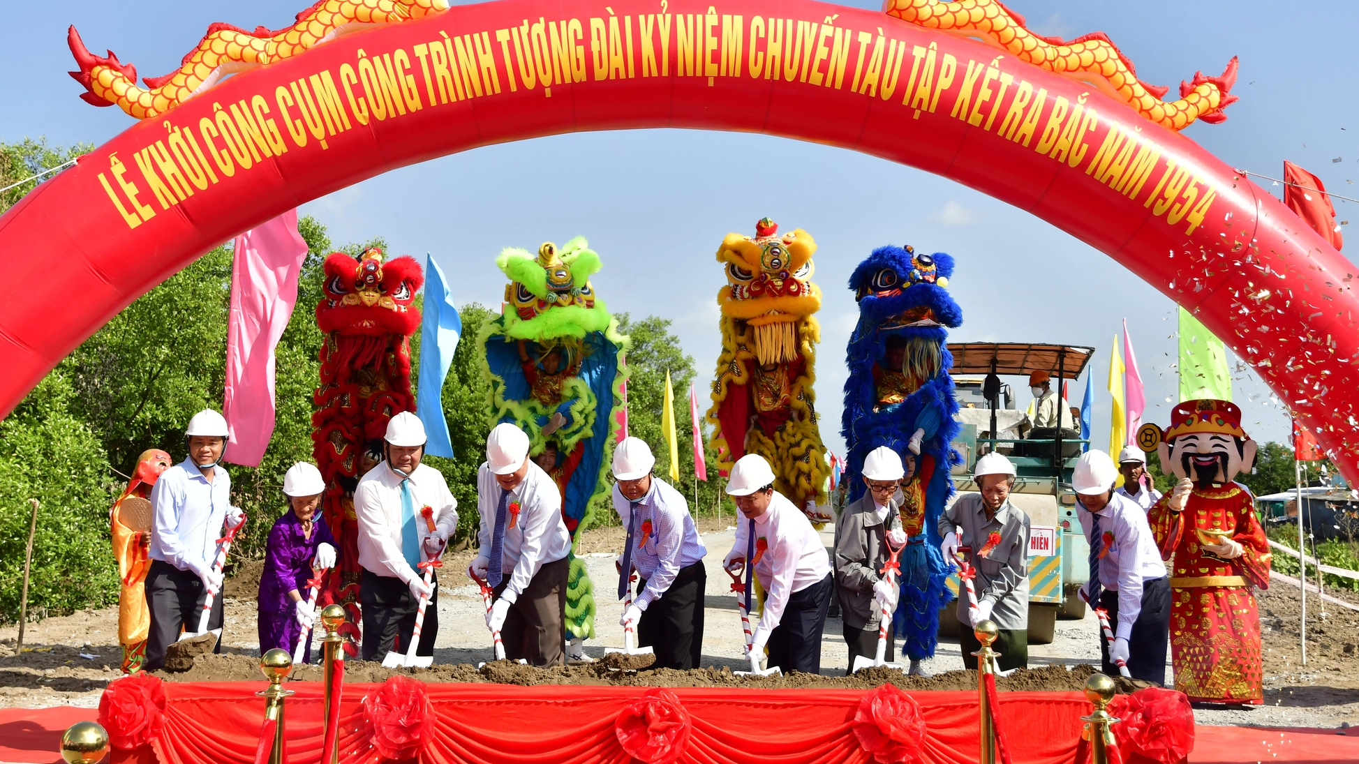 C&agrave; Mau: Khởi c&ocirc;ng x&acirc;y dựng cụm tượng đ&agrave;i kỷ niệm chuyến t&agrave;u tập kết ra Bắc năm 1954- Ảnh 2.