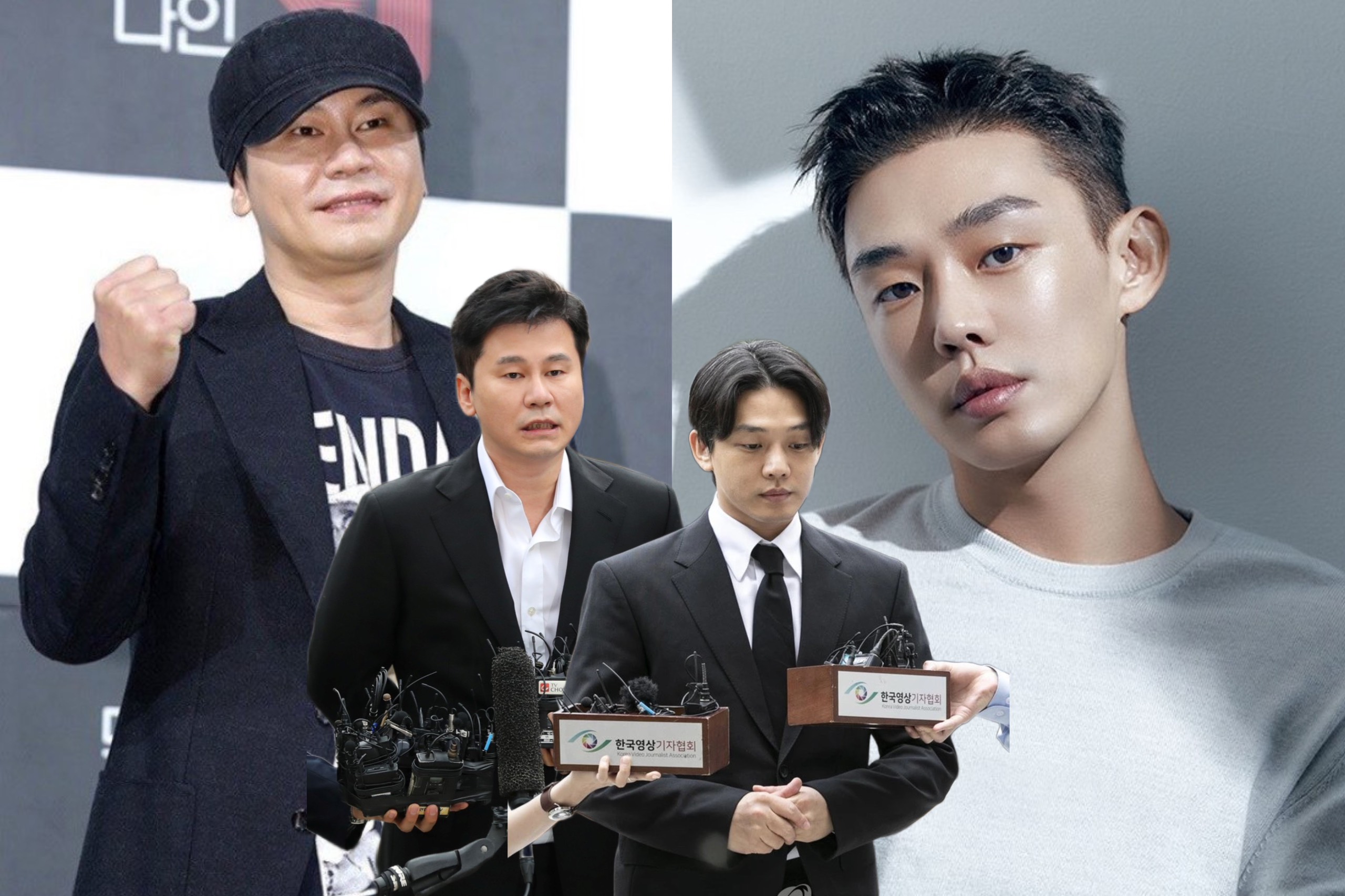Chủ tịch c&ocirc;ng ty giải tr&iacute; YG Yang Huyn Suk v&agrave; diễn vi&ecirc;n triển vọng Yoo Ah In