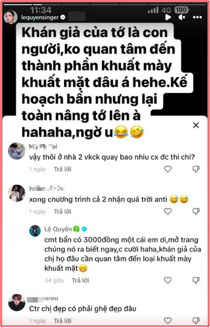 Lệ Quy&ecirc;n vạ miệng, bị lập group anti-fan l&ecirc;n đến 18.400 người tham gia- Ảnh 3.