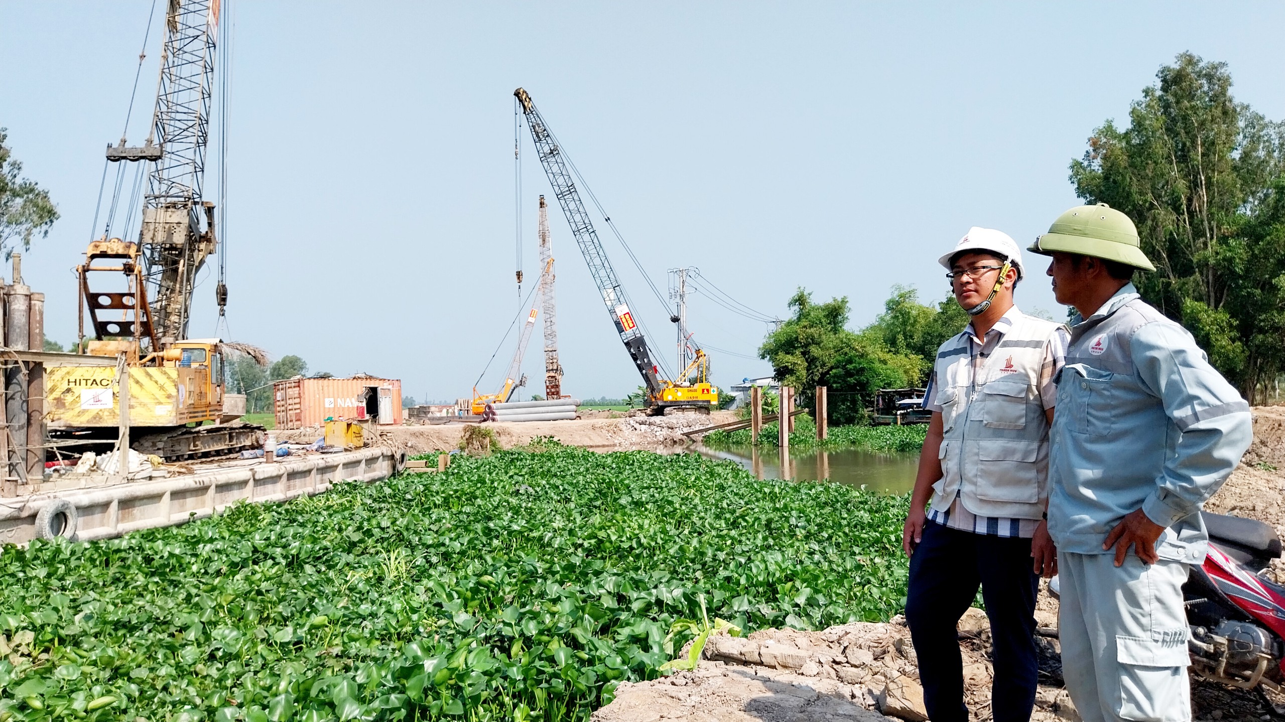 Đang vượt tiến độ, cao tốc Ch&acirc;u Đốc - Cần Thơ - S&oacute;c Trăng vẫn thi c&ocirc;ng xuy&ecirc;n Tết- Ảnh 1.