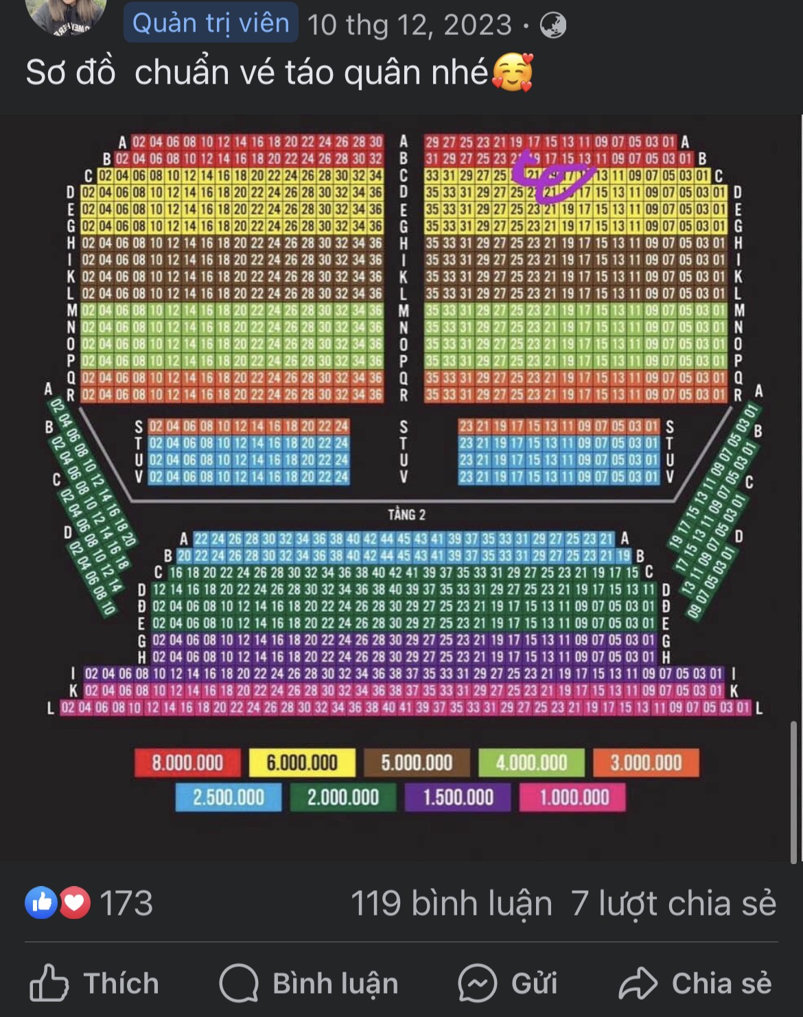 Quản trị vi&ecirc;n nh&oacute;m k&iacute;n &ldquo;Chợ v&eacute; T&aacute;o qu&acirc;n 2024&rdquo; khẳng định đăng sơ đồ chuẩn v&eacute; chương tr&igrave;nh.