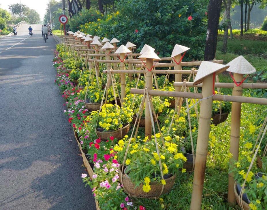 Công viên, vòng xoay ở TP.HCM ngập tràn sắc hoa đón tết Giáp Thìn- Ảnh 7. Công viên, vòng xoay ở TP.HCM ngập tràn sắc hoa đón tết Giáp Thìn- Ảnh 7.