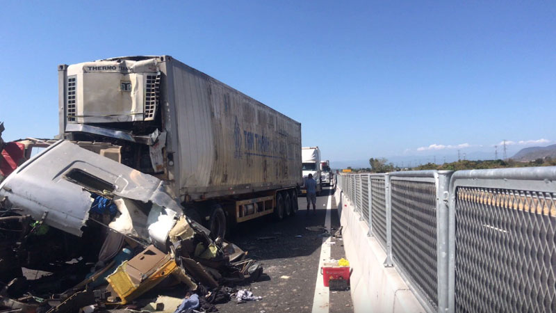 Hiện trường vụ tai nạn.