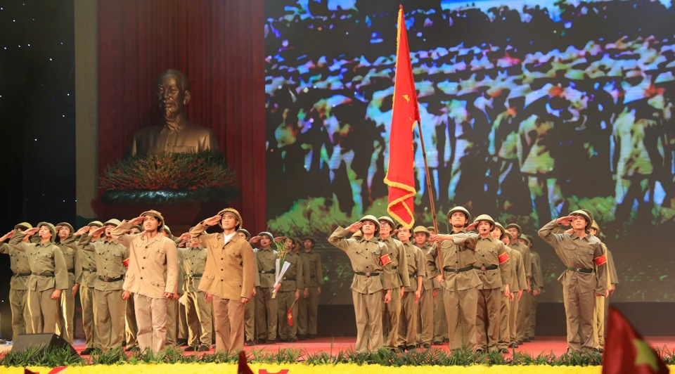 Tổng B&iacute; thư, Chủ tịch nước T&ocirc; L&acirc;m dự Lễ kỷ niệm trọng thể 70 năm Ng&agrave;y Giải ph&oacute;ng Thủ đ&ocirc;- Ảnh 10.