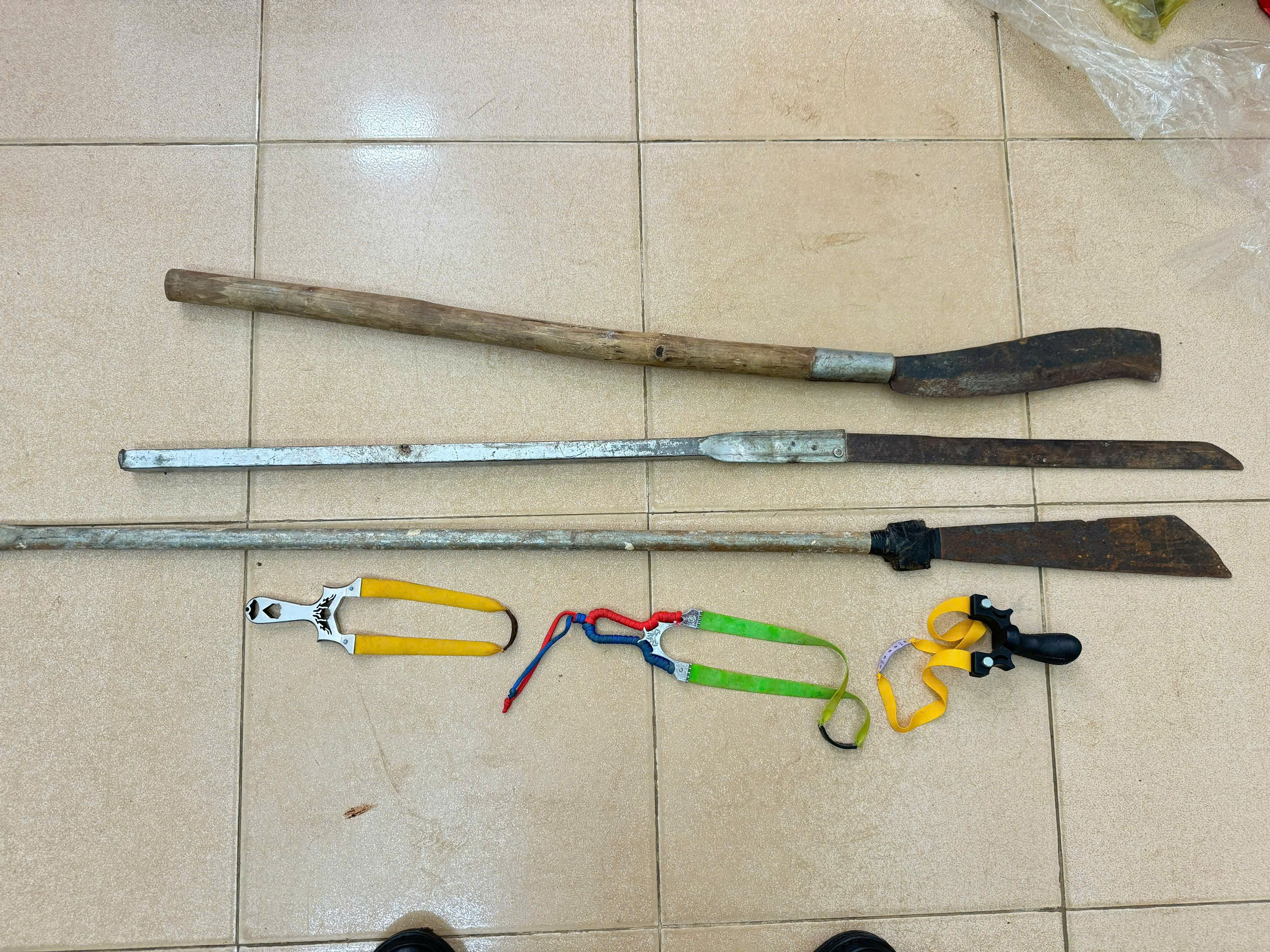 Khởi tố 22 thanh, thiếu ni&ecirc;n mang hung kh&iacute; chạy xe lạng l&aacute;ch, đ&aacute;nh v&otilde;ng tr&ecirc;n quốc lộ- Ảnh 2.