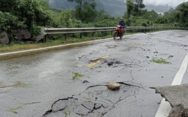 Ho&agrave;n th&agrave;nh sửa chữa quốc lộ 45 qua Thanh H&oacute;a trong năm 2024- Ảnh 1.
