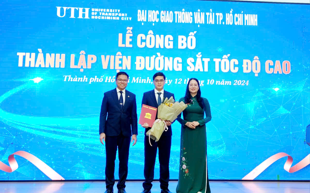 Trường Đại học đầu ti&ecirc;n th&agrave;nh lập Viện Đường sắt tốc độ cao- Ảnh 1.