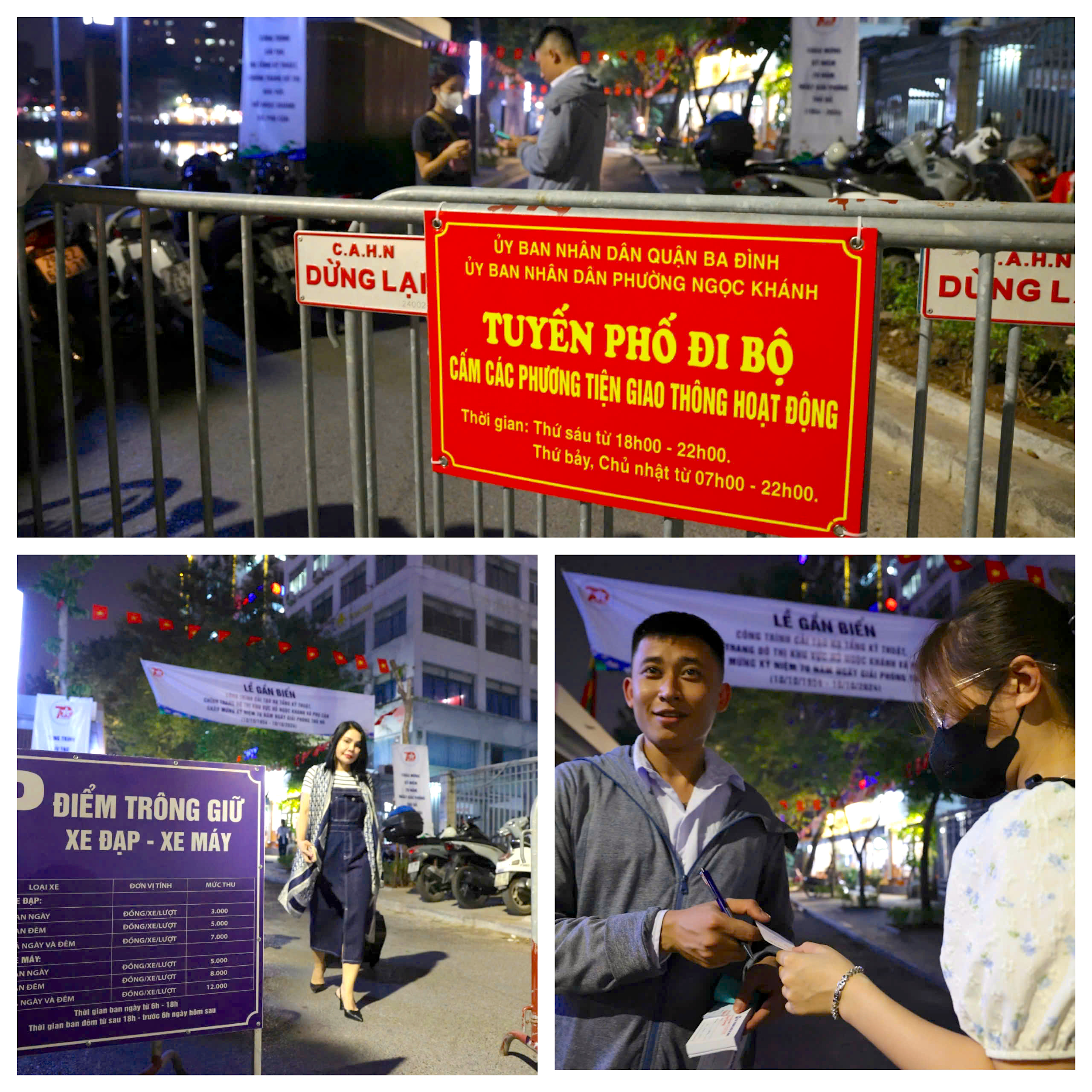 Phố đi bộ hồ Ngọc Kh&aacute;nh vắng vẻ ng&agrave;y đầu mở cửa- Ảnh 1.