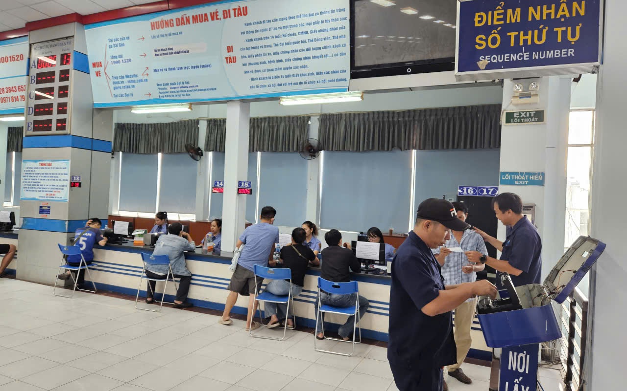 Hơn 62.000 v&eacute; t&agrave;u Tết 2025 đ&atilde; được thanh to&aacute;n