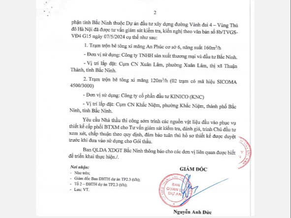 Vụ trạm trộn tr&aacute;i ph&eacute;p ở Bắc Ninh: Ai l&agrave;m giả văn bản chấp thuận?- Ảnh 4.