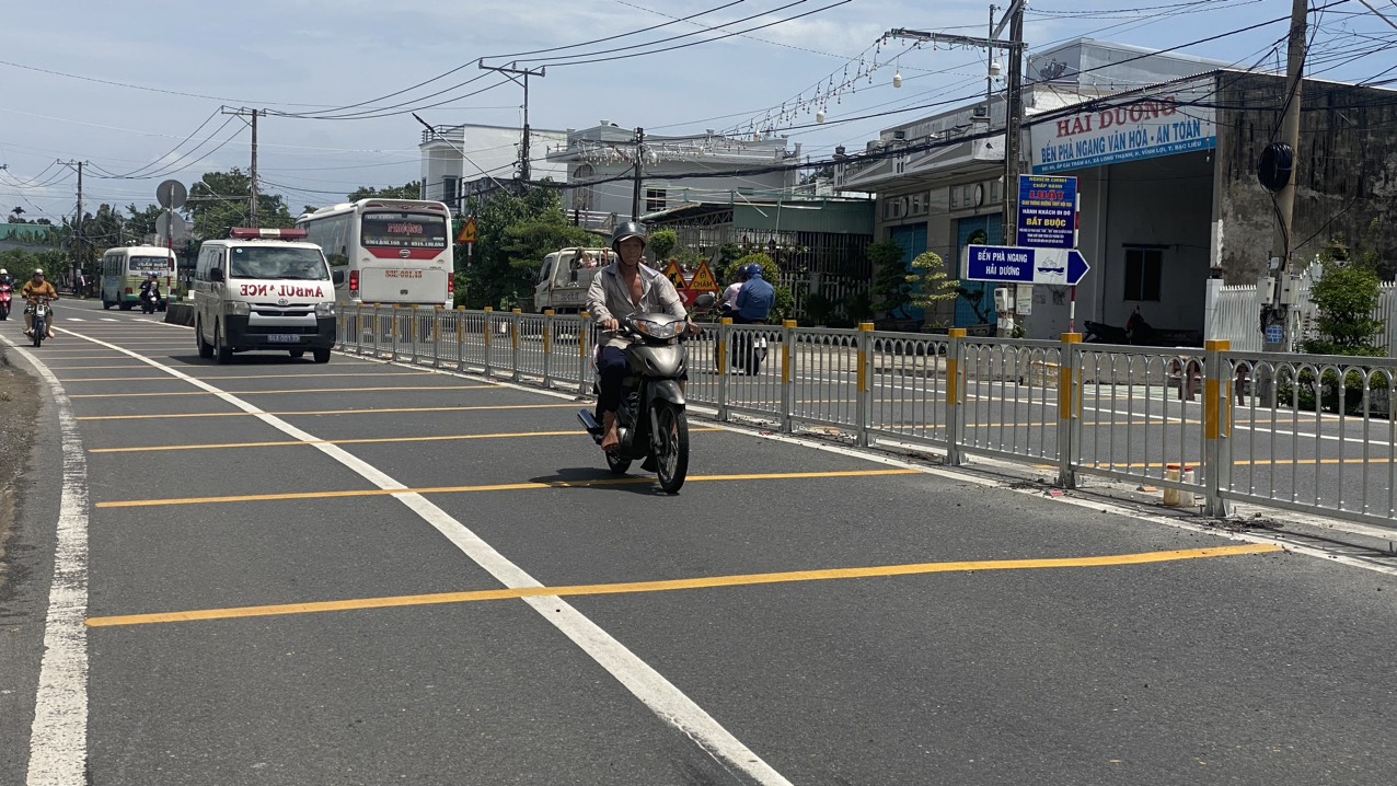 Th&aacute;ng 11/2024, sửa chữa xong hệ thống an to&agrave;n giao th&ocirc;ng quốc lộ 1 qua Bạc Li&ecirc;u- Ảnh 1.