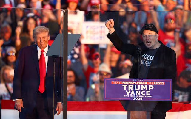 Tỷ ph&uacute; Elon Musk g&oacute;p số tiền khủng cho chiến dịch tranh cử Tổng thống của &ocirc;ng Trump