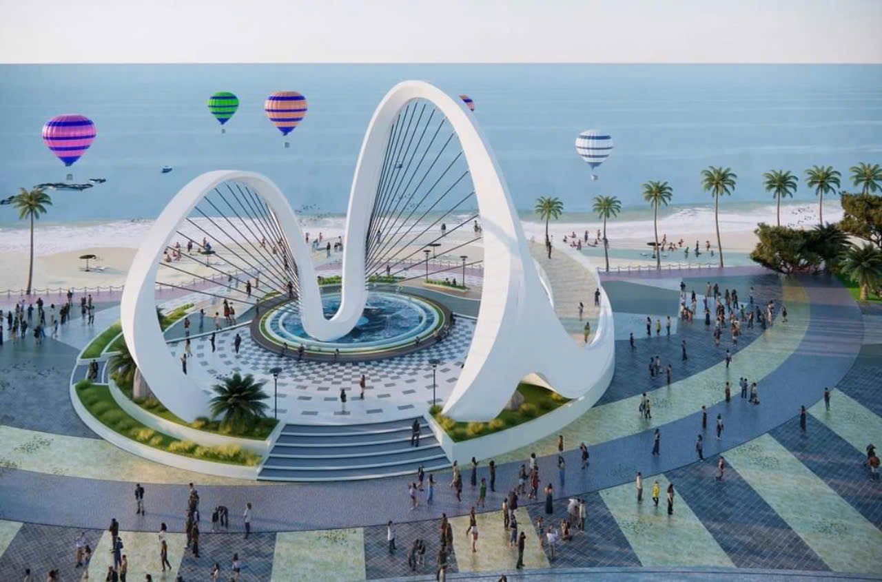 Chiêm ngưỡng phối cảnh quảng trường biển lớn nhất vùng Đông Nam Bộ- Ảnh 3. Chiêm ngưỡng phối cảnh quảng trường biển lớn nhất vùng Đông Nam Bộ- Ảnh 3.