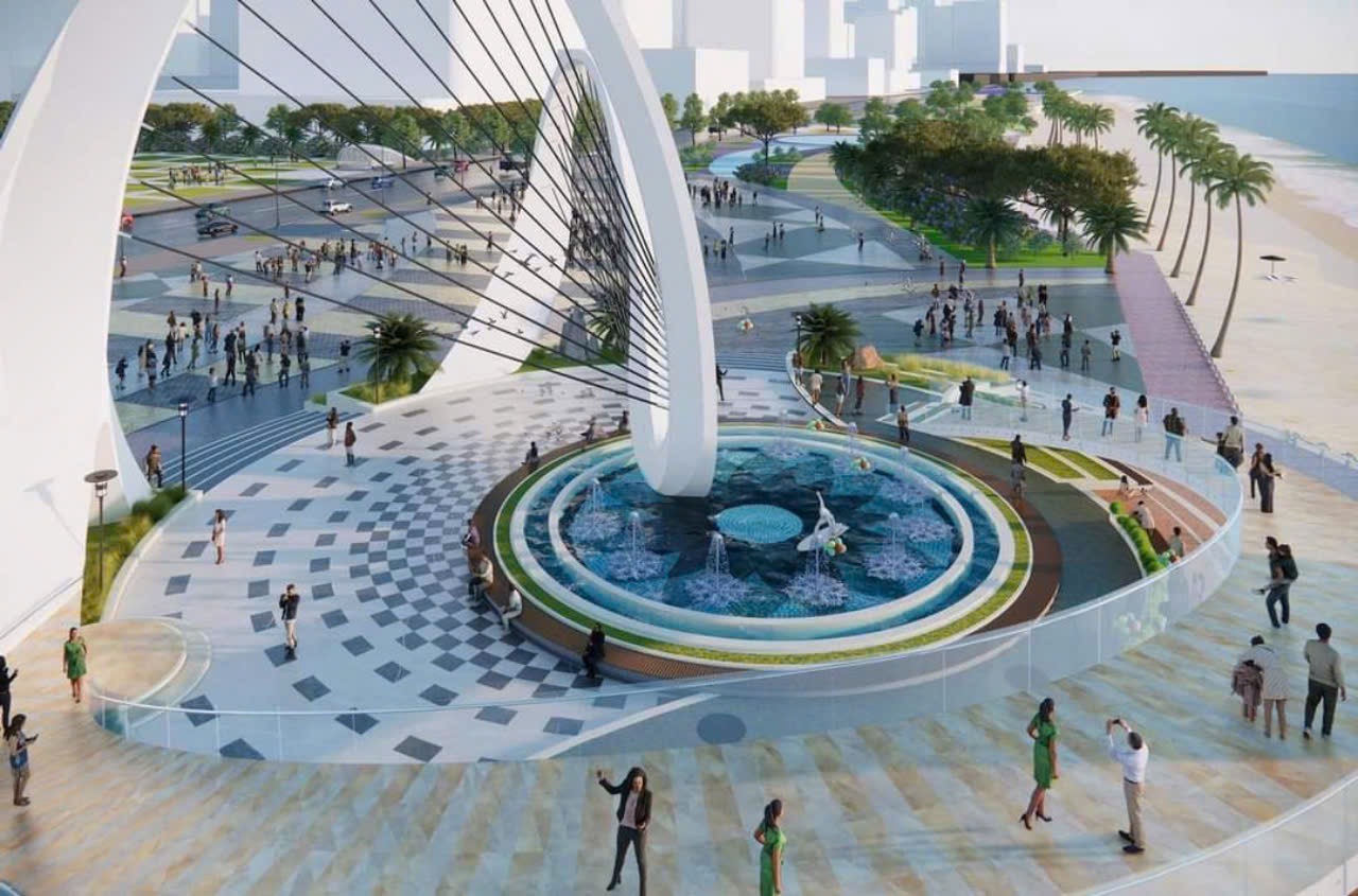 Chiêm ngưỡng phối cảnh quảng trường biển lớn nhất vùng Đông Nam Bộ- Ảnh 9. Chiêm ngưỡng phối cảnh quảng trường biển lớn nhất vùng Đông Nam Bộ- Ảnh 9.