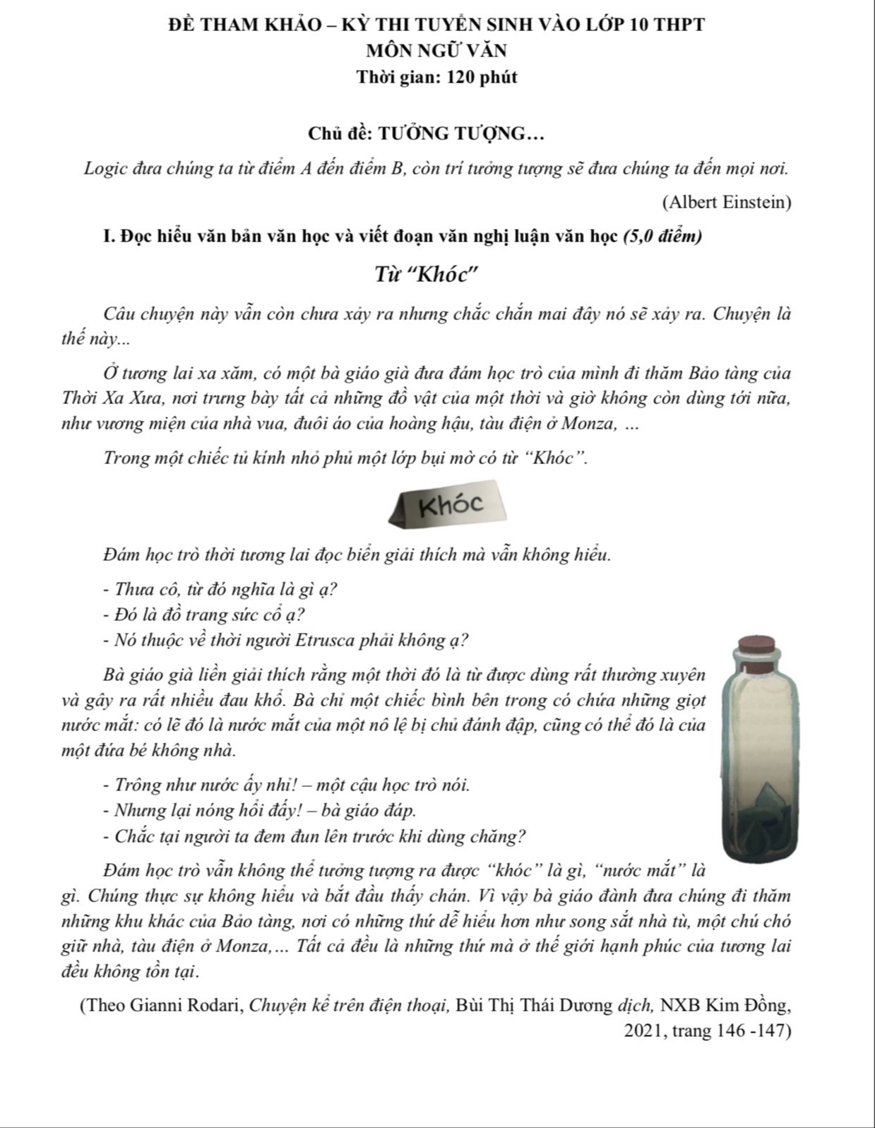 TP.HCM c&ocirc;ng bố đề tham khảo tuyển sinh lớp 10 năm 2025- Ảnh 1.