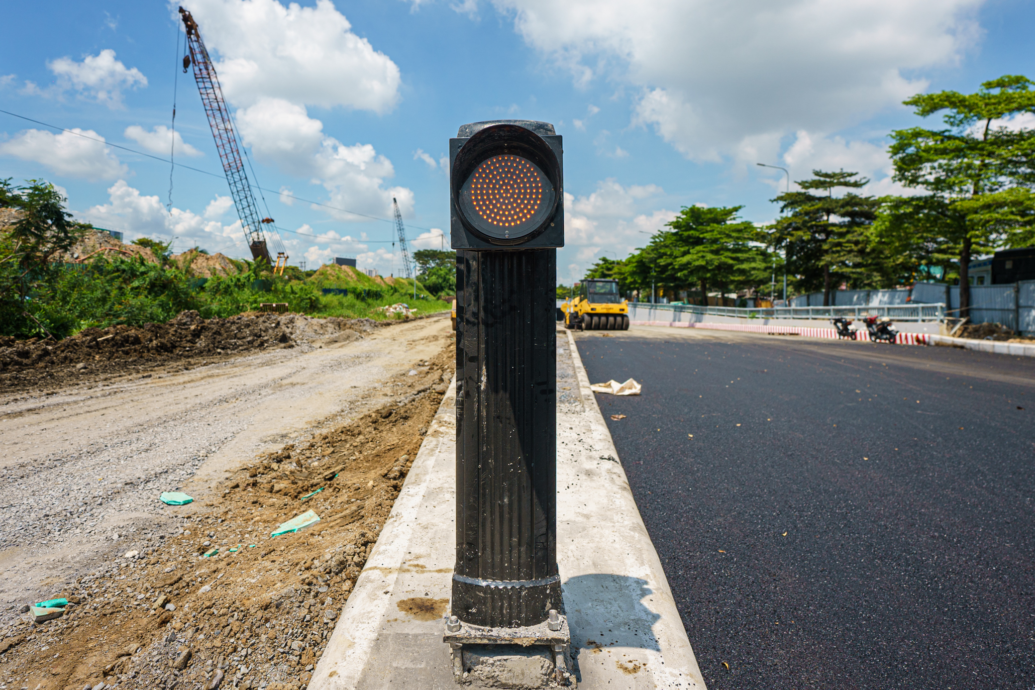 H&igrave;nh ảnh hầm chui n&uacute;t giao cửa ng&otilde; ph&iacute;a Nam TP.HCM trước ng&agrave;y th&ocirc;ng xe một nh&aacute;nh- Ảnh 7.