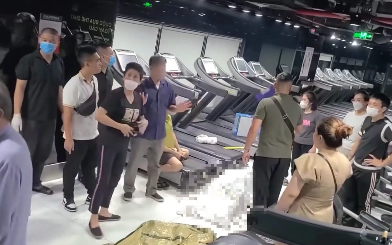 Điều tra vụ người đ&agrave;n &ocirc;ng tử vong tại ph&ograve;ng tập gym ở H&agrave; Nội