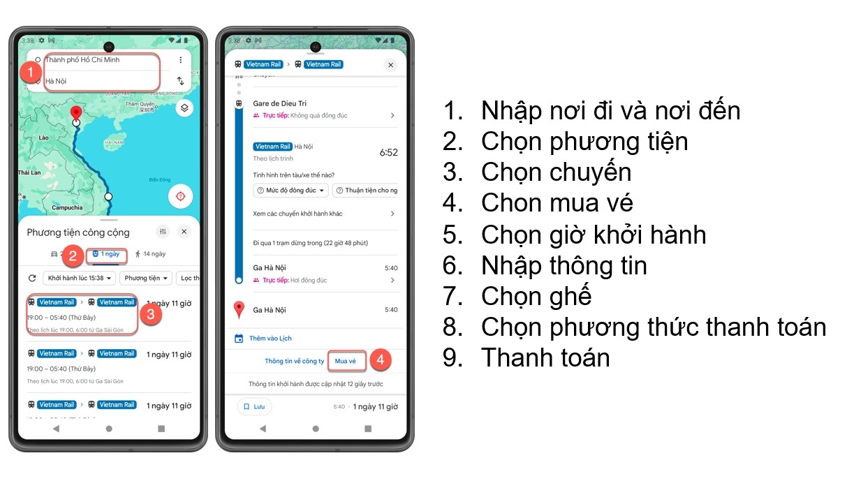 Đường sắt b&aacute;n v&eacute; t&agrave;u qua bản đồ trực tuyến- Ảnh 1.