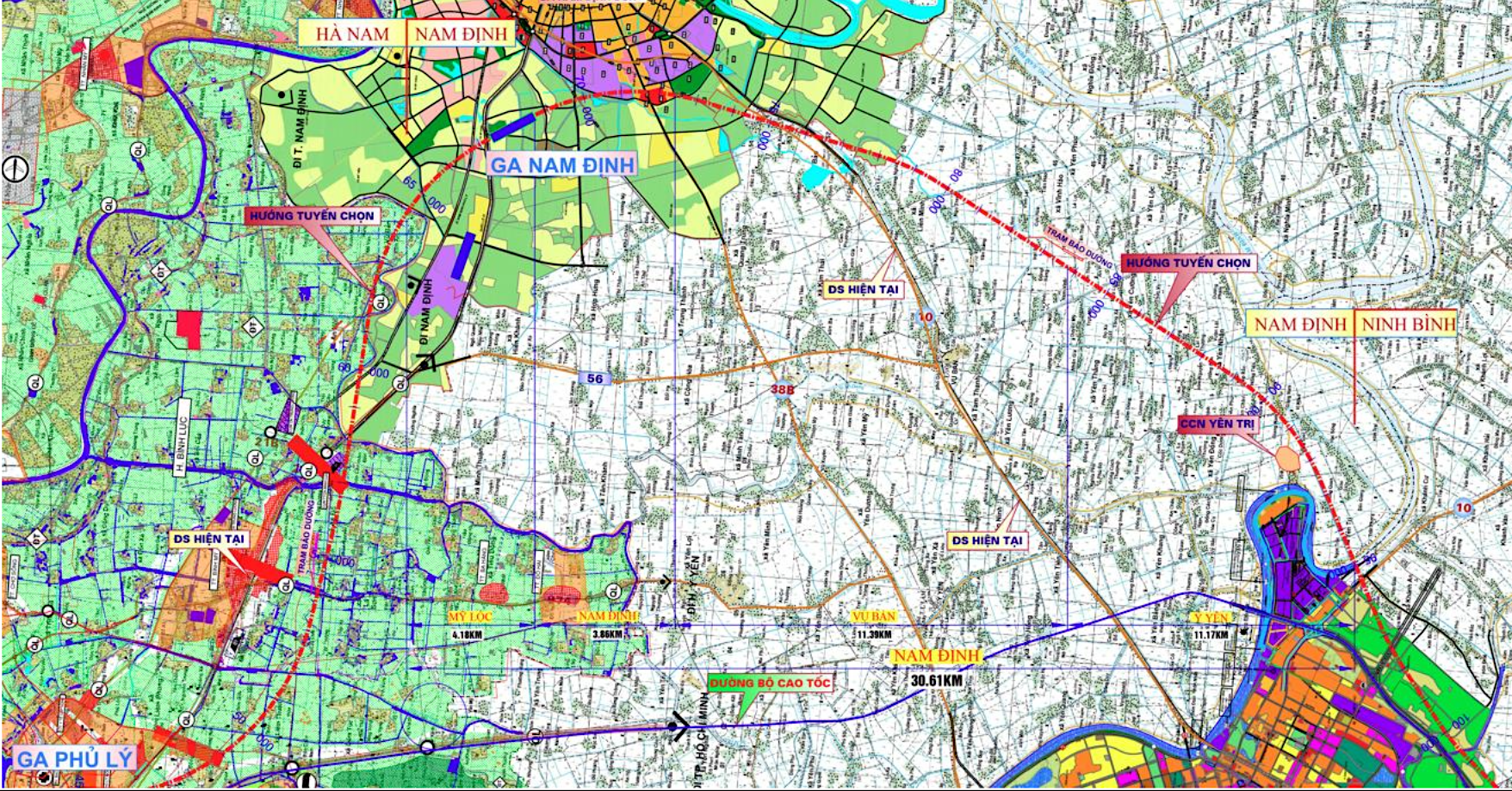 V&igrave; sao đường sắt tốc độ cao Bắc - Nam đi "v&ograve;ng&rdquo; qua Nam Định?- Ảnh 1.