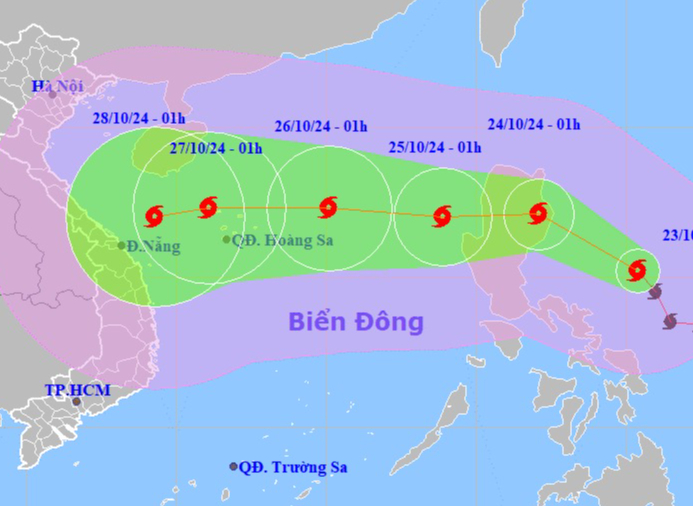 B&atilde;o Trami giật cấp 15 đang hướng v&agrave;o Việt Nam- Ảnh 1.