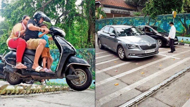 Ấn Độ: Tranh c&atilde;i hệ thống "s&aacute;t thủ lốp xe" ngăn l&aacute;i xe đi ngược chiều- Ảnh 1.