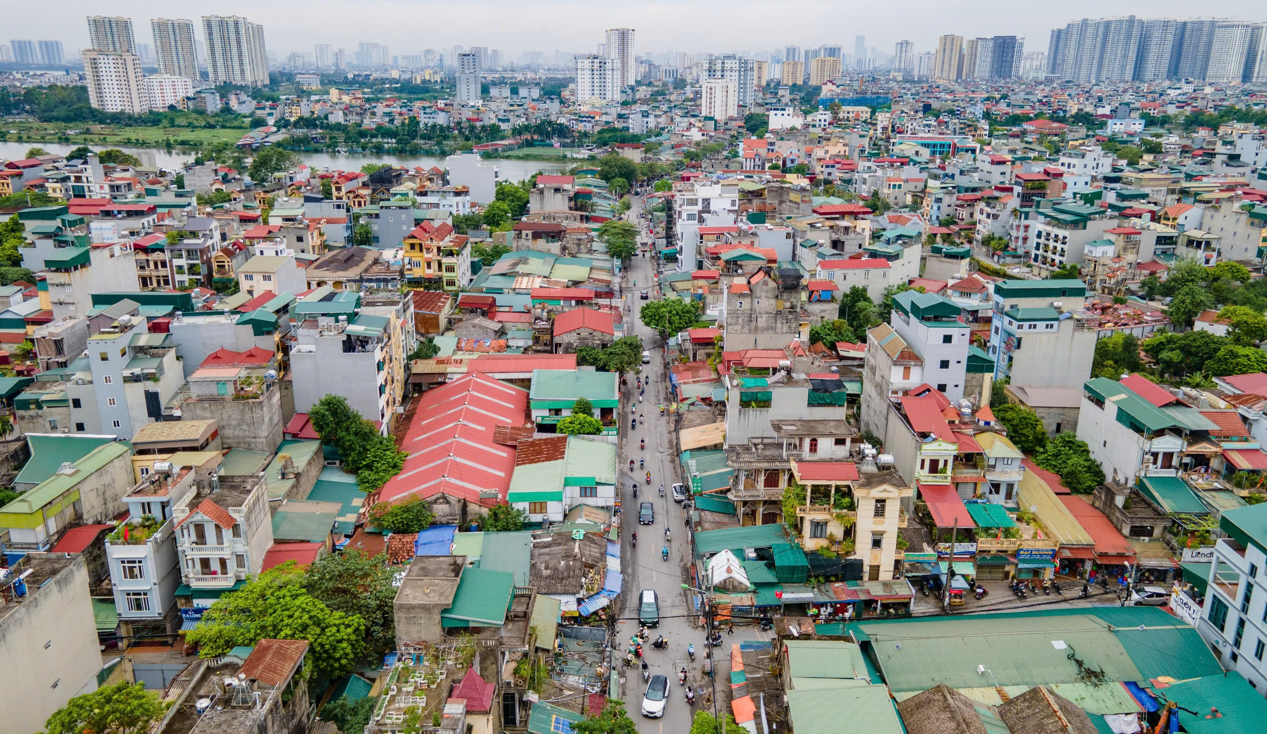 To&agrave;n cảnh đường Lĩnh Nam nối V&agrave;nh đai 2,5 v&agrave; V&agrave;nh đai 3 sắp mở rộng l&ecirc;n 40m- Ảnh 1.