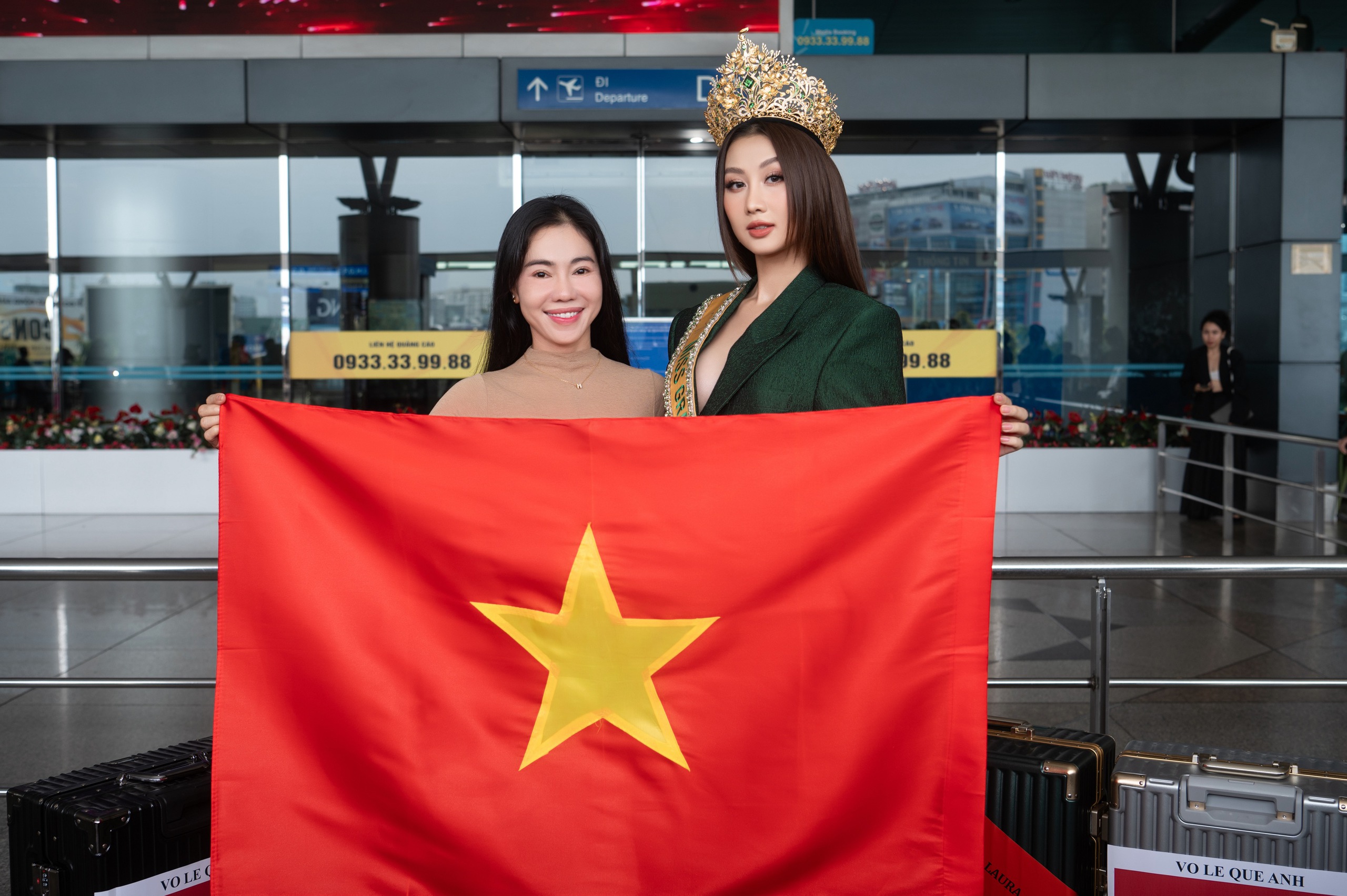 V&otilde; L&ecirc; Quế Anh l&ecirc;n đường đi Campuchia tham dự Miss Grand International 2024- Ảnh 2.